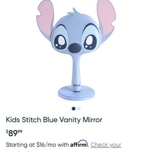 Disney Stitch Blue and Pink Vanity Mirror